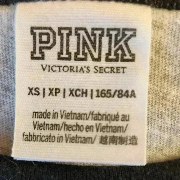 RARE! Y2K VS pink bling T-shirt, XS - Picture 2 of 6